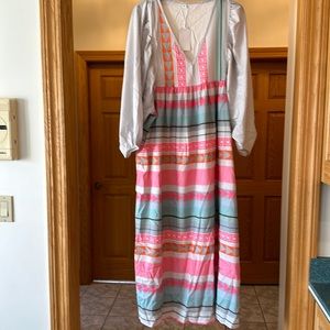 Festive oversized dress. Bought for a trip to Mexico and never used it.